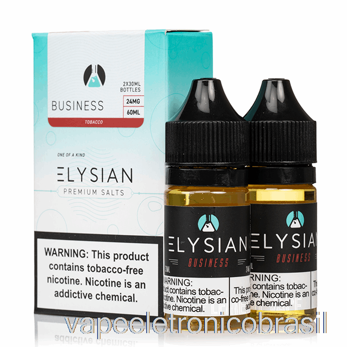 Vape Eletrônico Business - Sais Elísios - 60ml 24mg